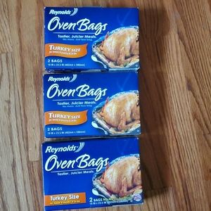 Reynolds Oven Bags Turkey Size 3 packs new